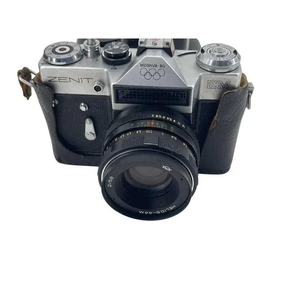Zenit EM Moscow 80 Olympic 35mm SLR Film Camera w/ Helios-44M 58mm